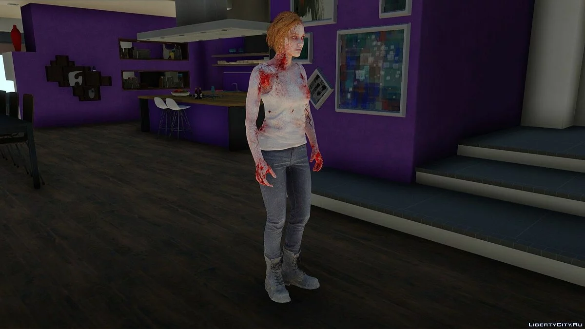 Джилл Валентайн Зомби / GTA San Andreas