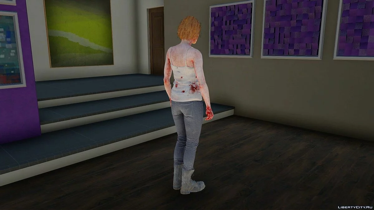 Джилл Валентайн Зомби / GTA San Andreas