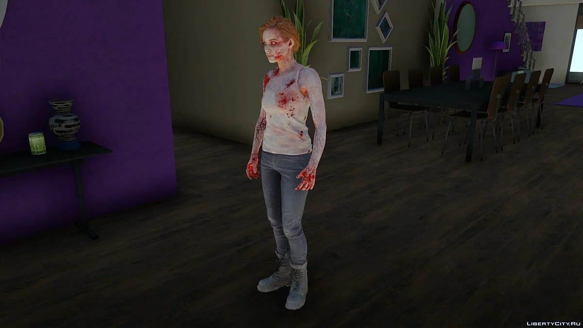 Джилл Валентайн Зомби / GTA San Andreas