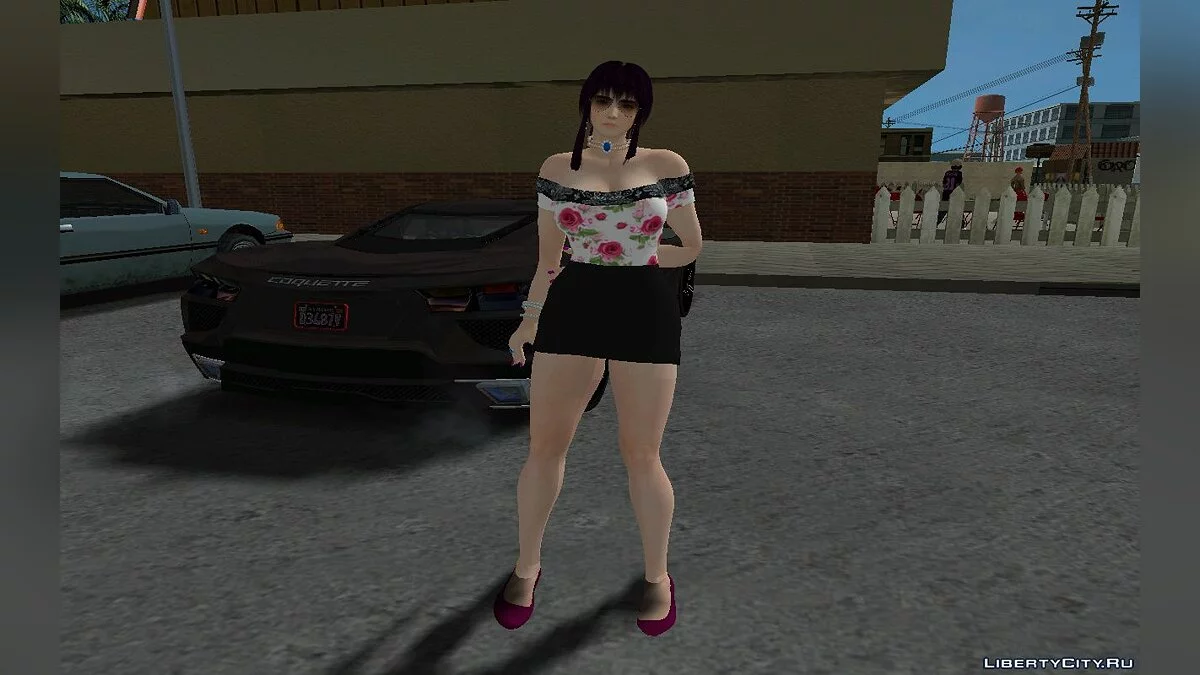 High School DxD Akeno Himejima Macaroon Mod / GTA San Andreas
