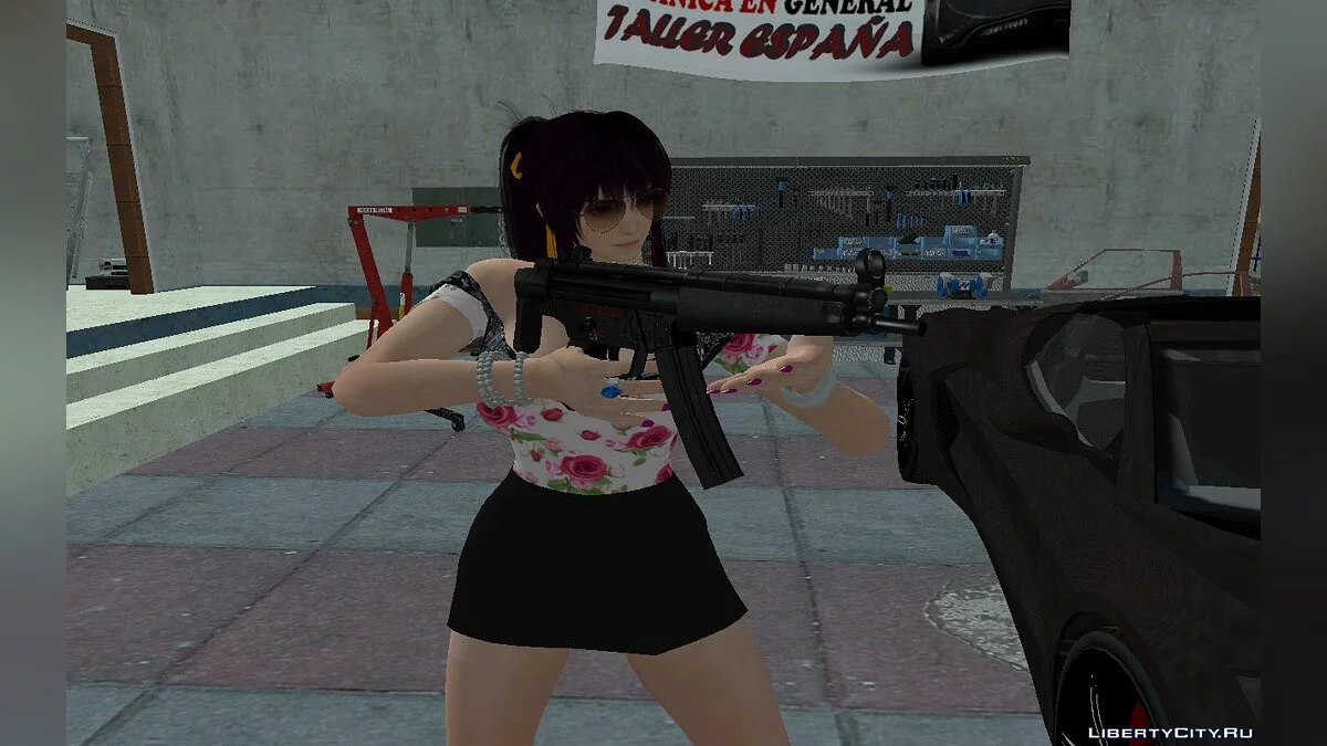 High School DxD Akeno Himejima Macaroon Mod / GTA San Andreas