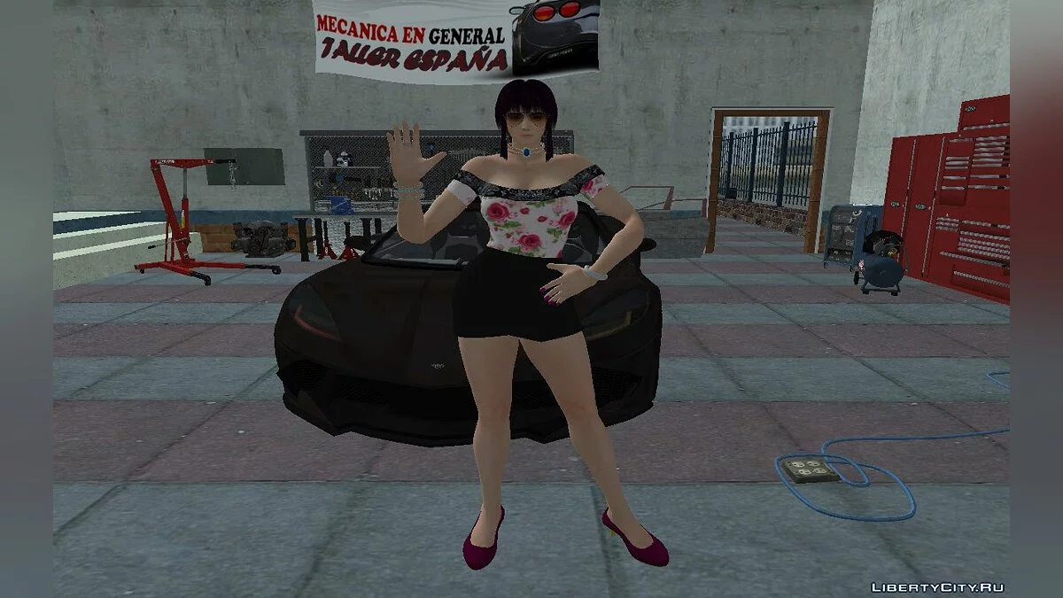 High School DxD Akeno Himejima Macaroon Mod / GTA San Andreas