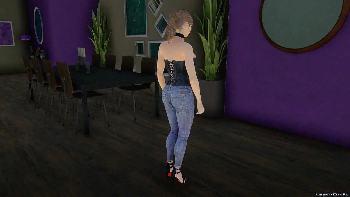 Клэр Редфилд в корсете / GTA San Andreas