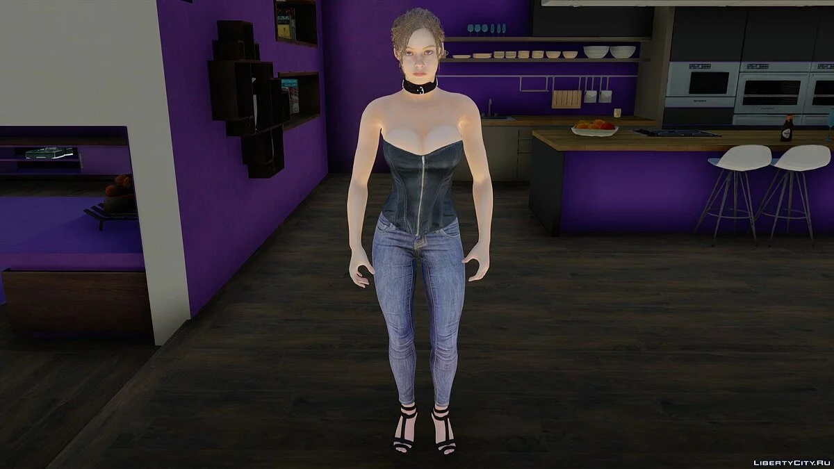 Клэр Редфилд в корсете / GTA San Andreas