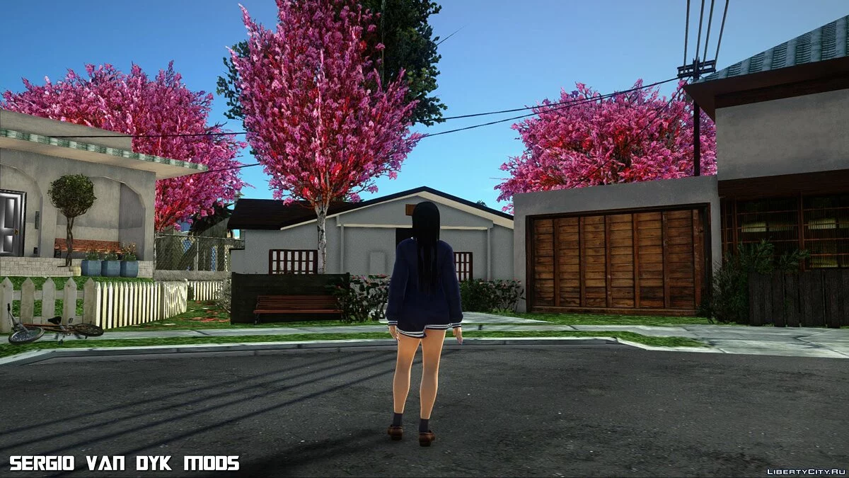 Кокоро в школьной форме из Dead or Alive Xtreme Venus Vacation / GTA San Andreas