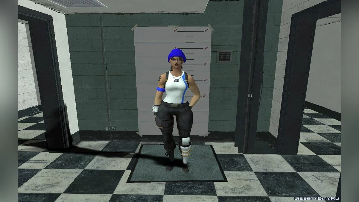 Лидер Синей Команды из Фортнайт / GTA San Andreas