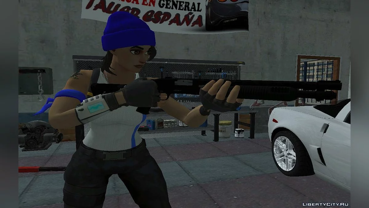 Лидер Синей Команды из Фортнайт / GTA San Andreas