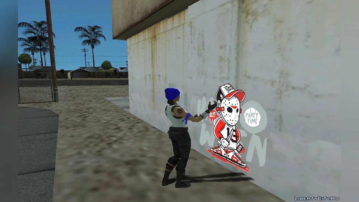 Лидер Синей Команды из Фортнайт / GTA San Andreas