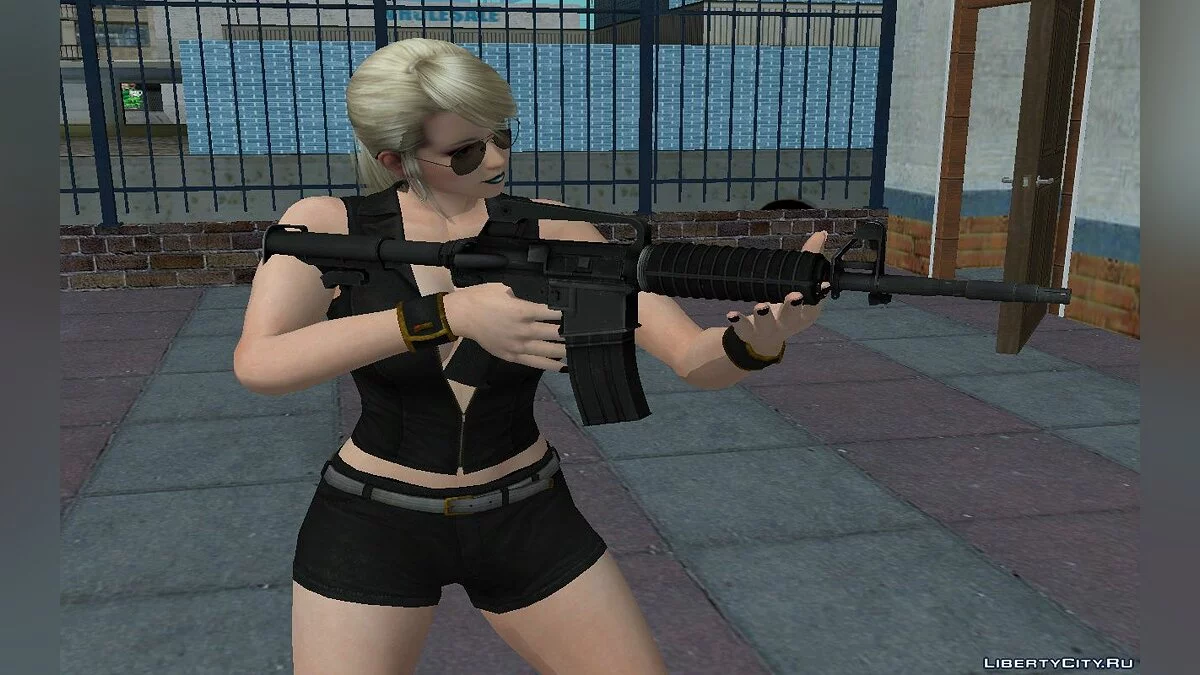 Metroid Samus Aran Short Leather Suit / GTA San Andreas