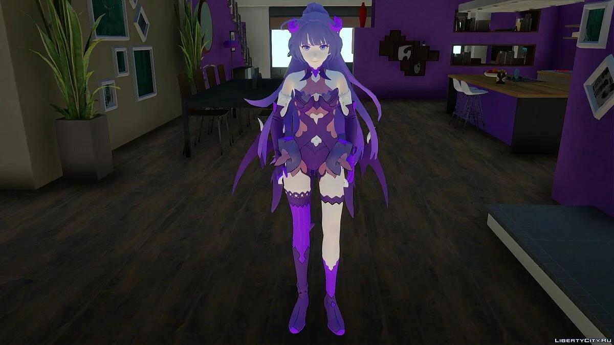 Мэй Демон из Honkai Impact / GTA San Andreas