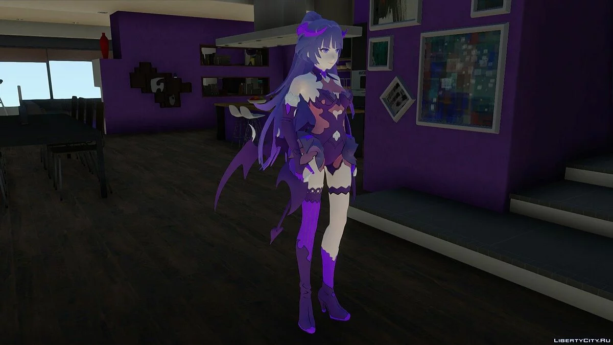 Мэй Демон из Honkai Impact / GTA San Andreas