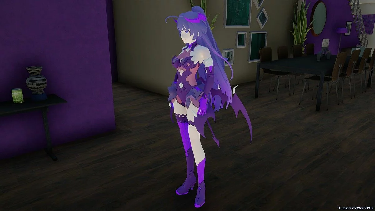 Мэй Демон из Honkai Impact / GTA San Andreas
