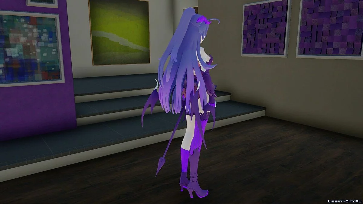 Мэй Демон из Honkai Impact / GTA San Andreas