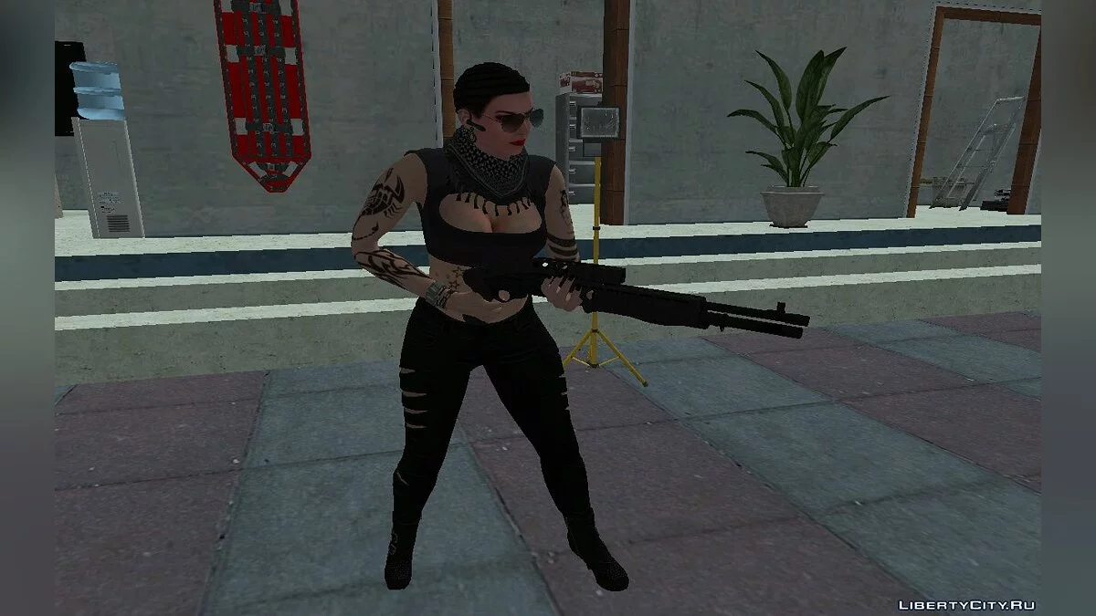 Молли Шультц из GTA 5 Гангстер V4 / GTA San Andreas