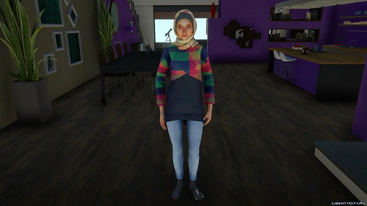 Najlaa из Sims 4 / GTA San Andreas