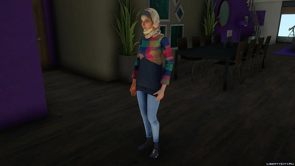 Najlaa из Sims 4 / GTA San Andreas