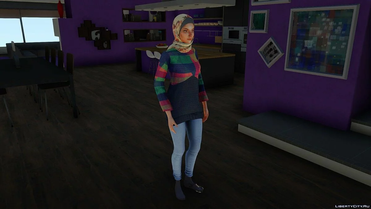 Najlaa из Sims 4 / GTA San Andreas