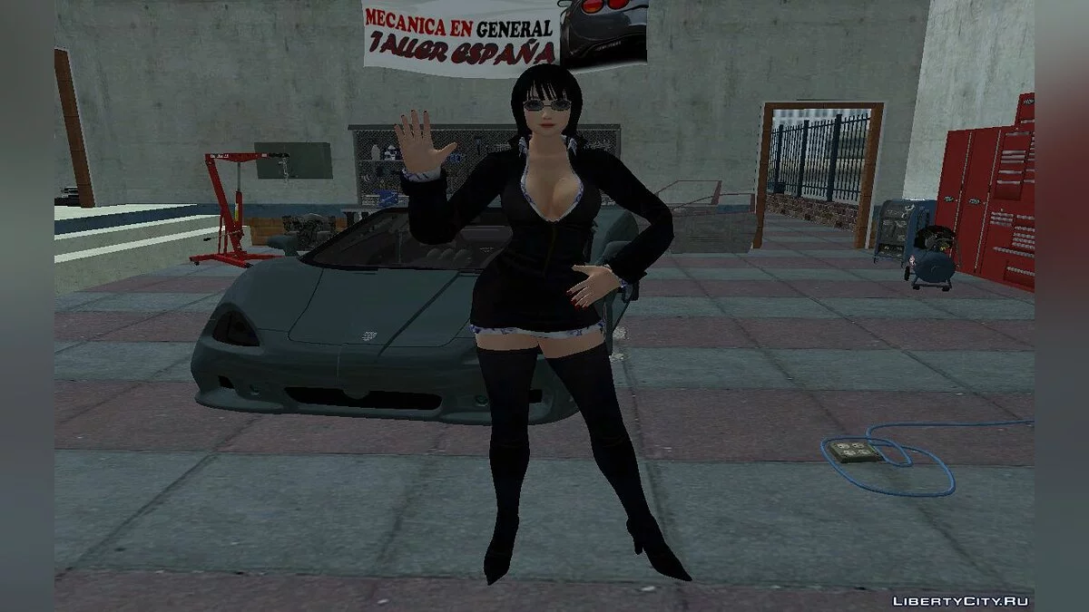 Наотора Ли из DOA в сплошном купальнике / GTA San Andreas