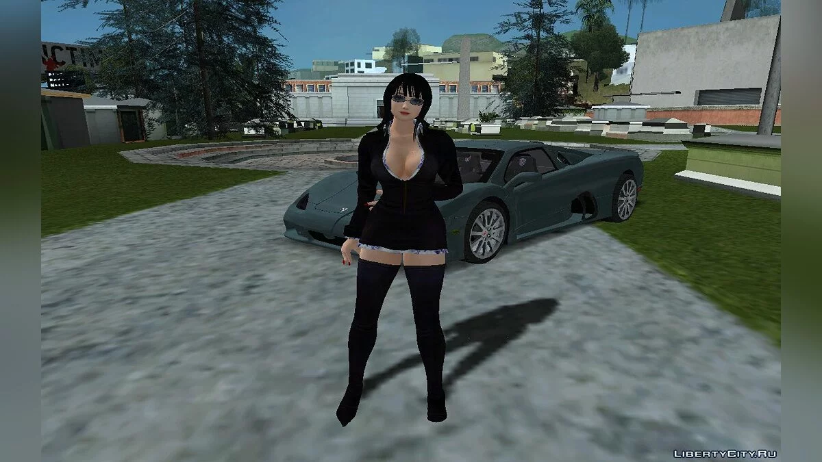 Наотора Ли из DOA в сплошном купальнике / GTA San Andreas