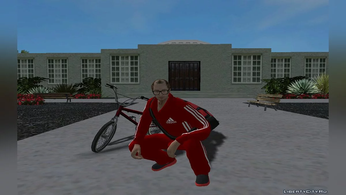 Новый скин Розенберга V2 (Спортивный костюм Адидас) / GTA San Andreas