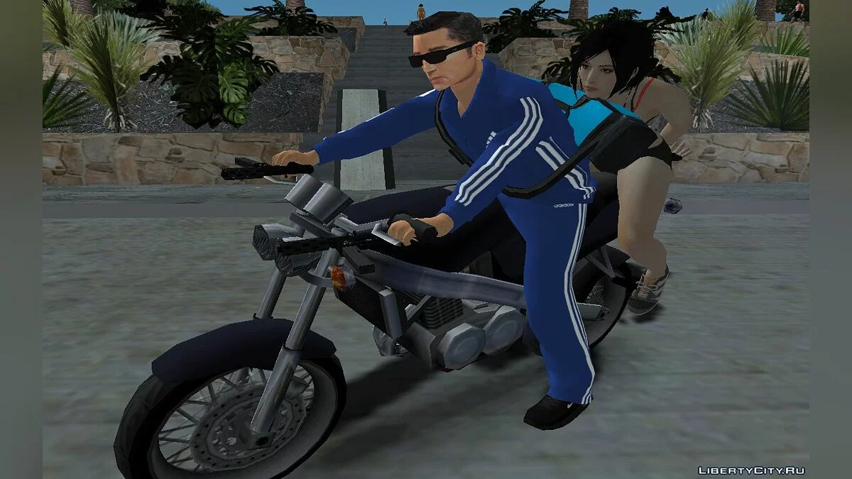 Новый скин Вузи в спортивном костюме Адидас V3 / GTA San Andreas