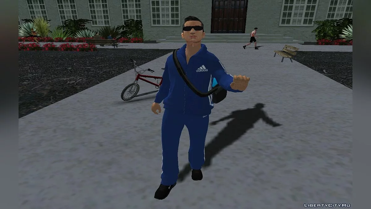 Новый скин Вузи в спортивном костюме Адидас V3 / GTA San Andreas