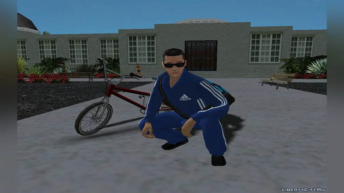 Новый скин Вузи в спортивном костюме Адидас V3 / GTA San Andreas