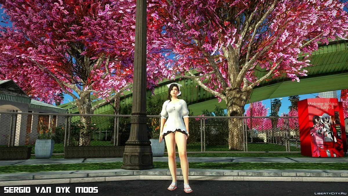 Саюри - Hohoemi Biyori SSR из Dead or Alive Xtreme Venus Vacation / GTA San Andreas