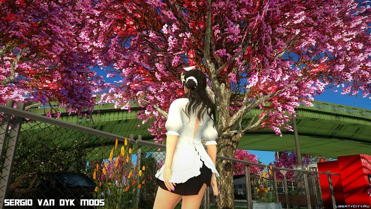 Саюри - Hohoemi Biyori SSR из Dead or Alive Xtreme Venus Vacation / GTA San Andreas