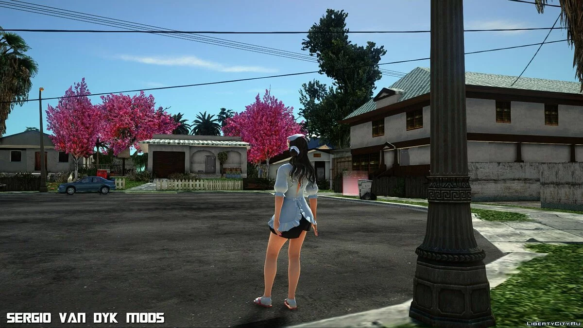 Саюри - Hohoemi Biyori SSR из Dead or Alive Xtreme Venus Vacation / GTA San Andreas