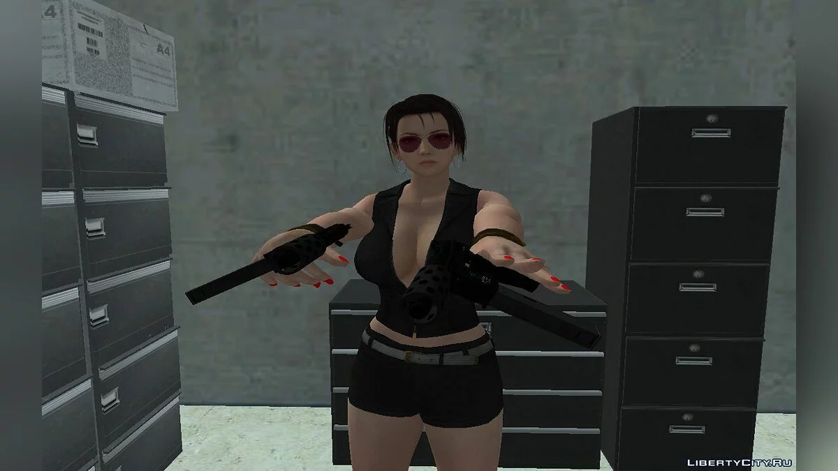 Soul Calibur Taki Short Short Leather Suit / GTA San Andreas