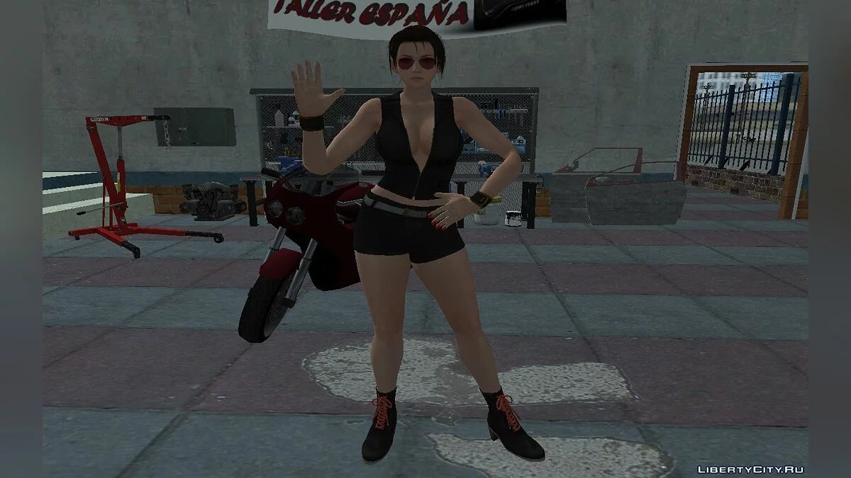 Soul Calibur Taki Short Short Leather Suit / GTA San Andreas