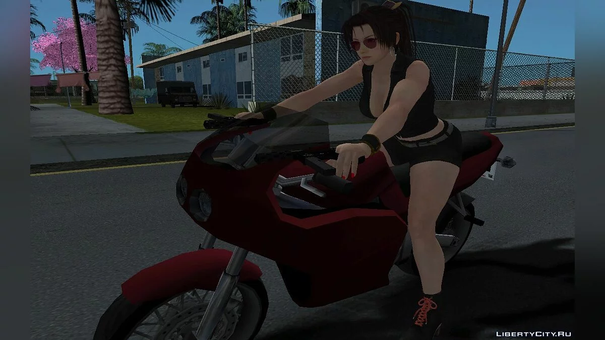 Soul Calibur Taki Short Short Leather Suit / GTA San Andreas