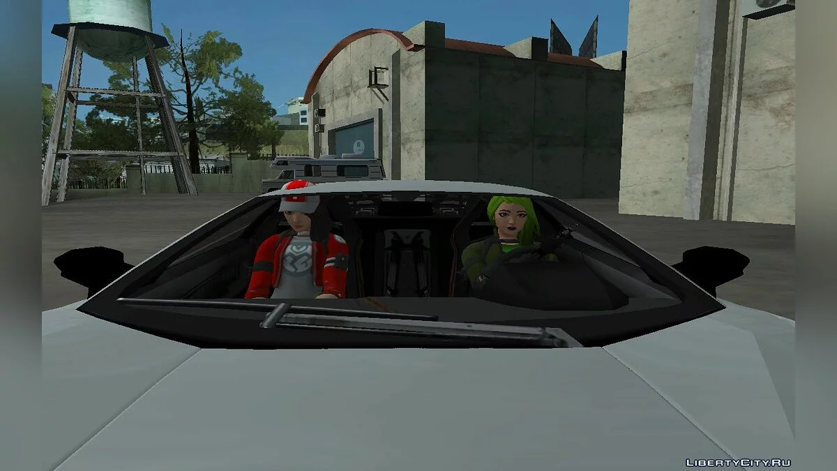Toxin из игры Фортнайт / GTA San Andreas