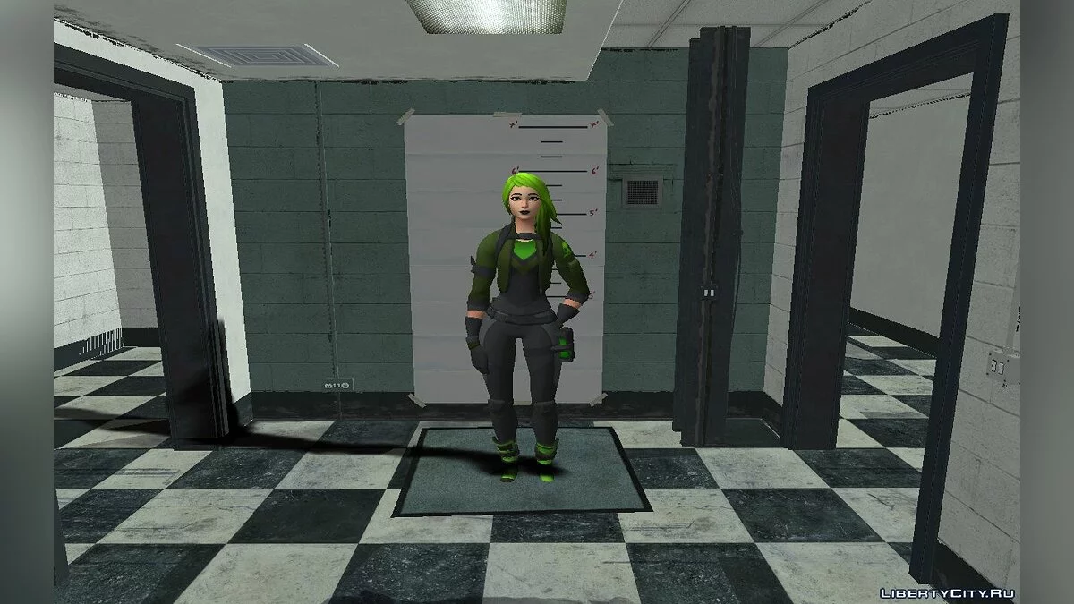 Toxin из игры Фортнайт / GTA San Andreas