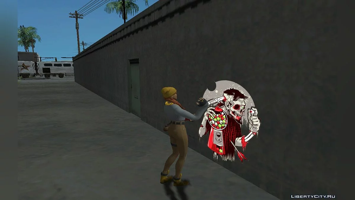 Аура из игры Фортнайт / GTA San Andreas