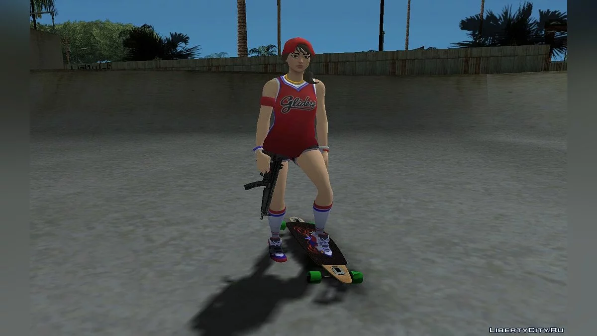 Баскетболистка из игры Фортнайт / GTA San Andreas
