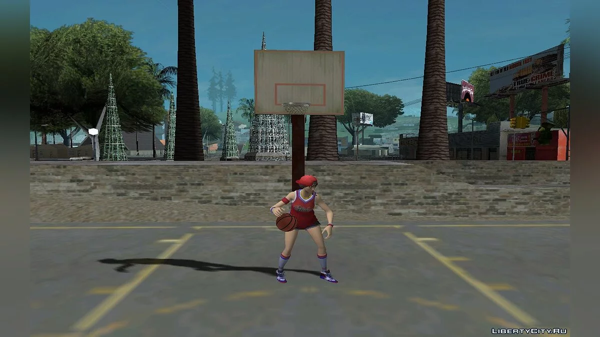 Баскетболистка из игры Фортнайт / GTA San Andreas
