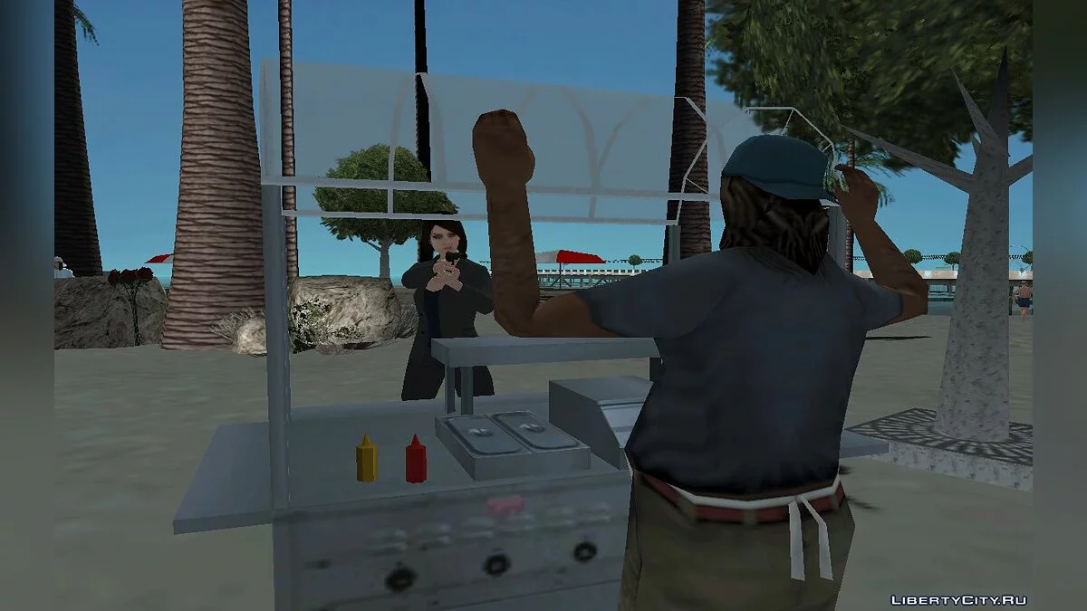 Девушка-ассистент из GTA Online / GTA San Andreas
