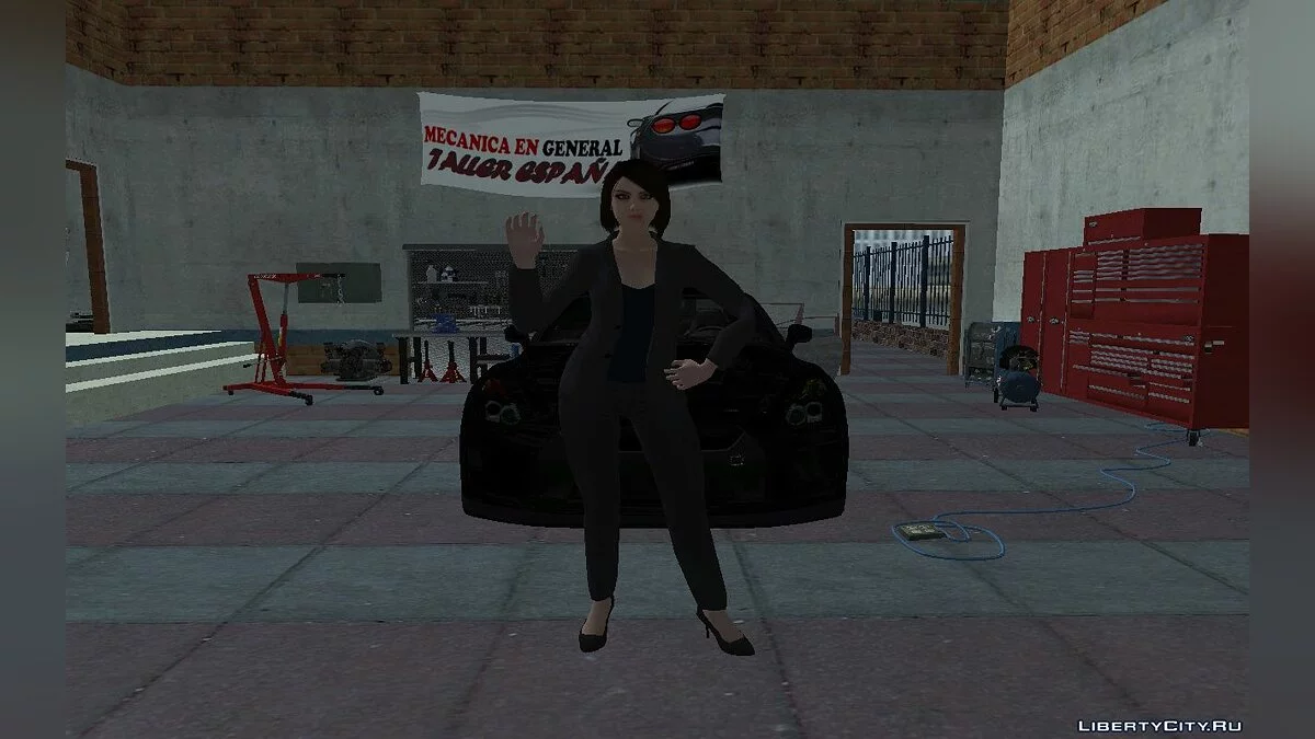Девушка-ассистент из GTA Online / GTA San Andreas