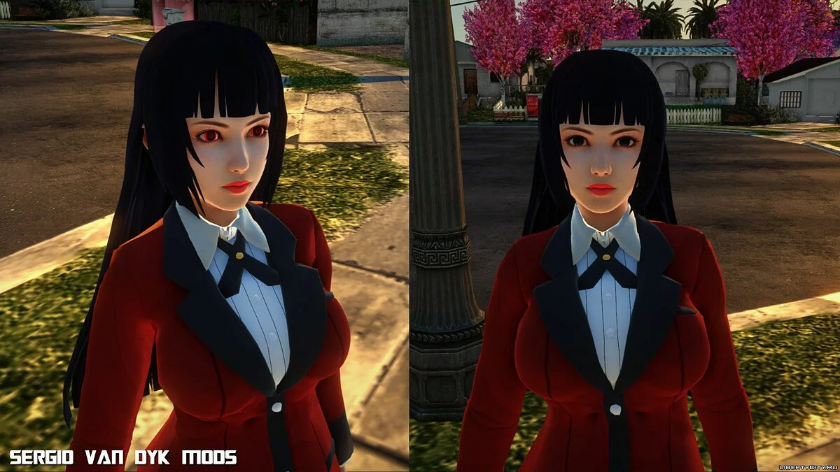 Юмэко Джабами из Kakegurui / GTA San Andreas