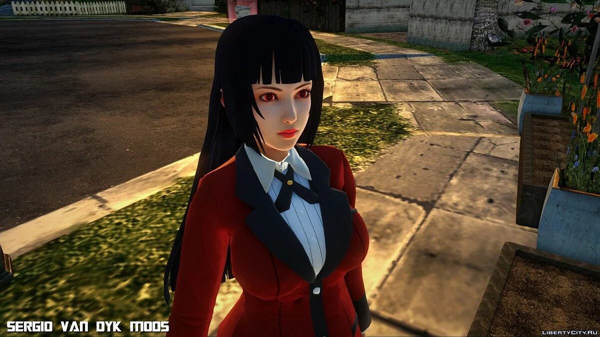 Юмэко Джабами из Kakegurui / GTA San Andreas