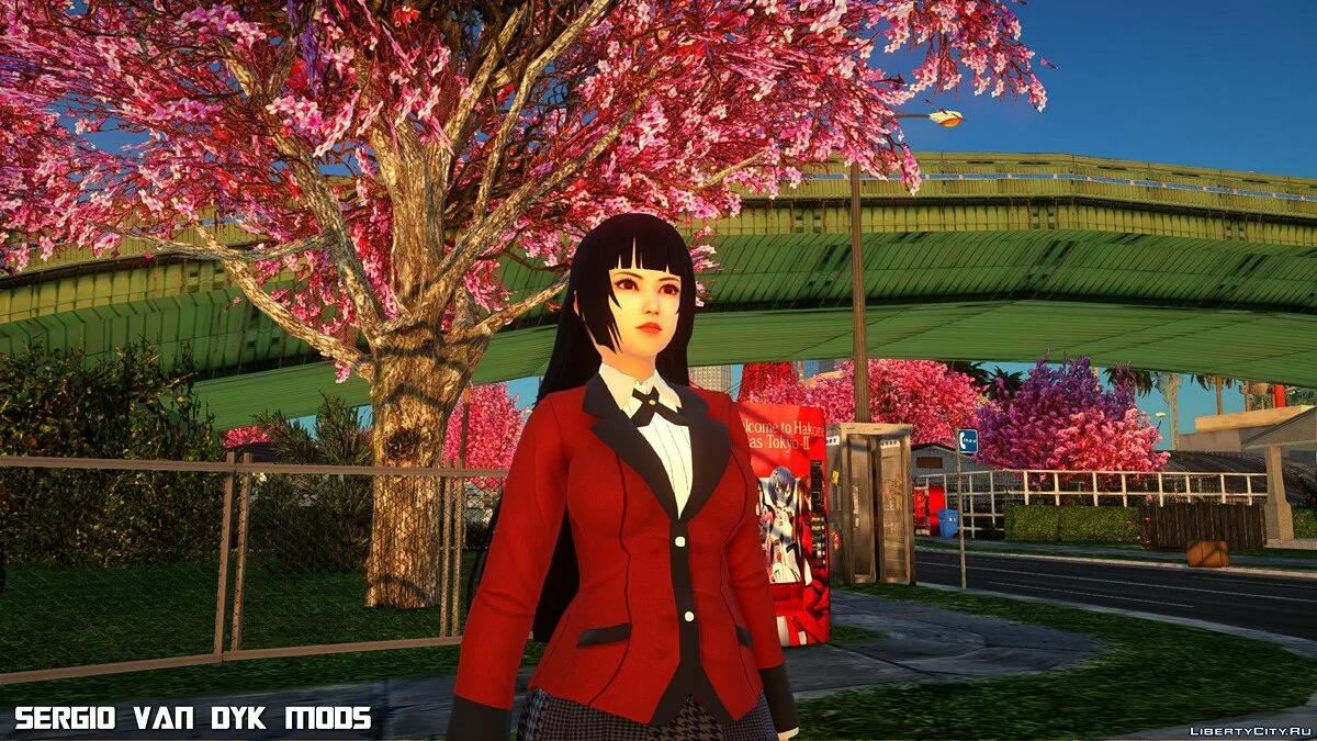 Юмэко Джабами из Kakegurui / GTA San Andreas