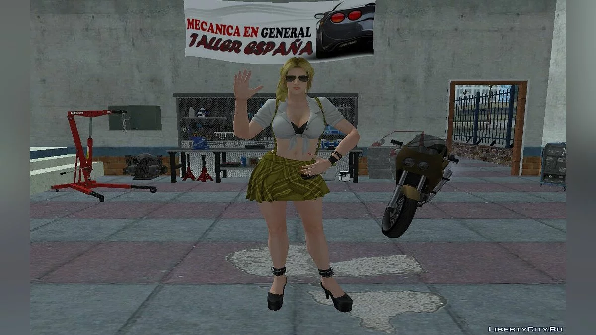 Хелена Дуглас из DOA школьница / GTA San Andreas