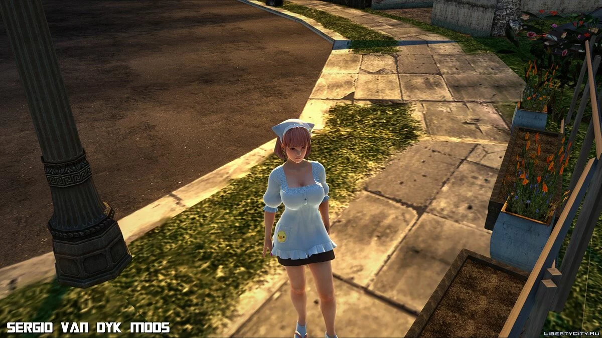 Хонока - Hohoemi Biyori SSR из Dead or Alive Xtreme Venus Vacation / GTA San Andreas