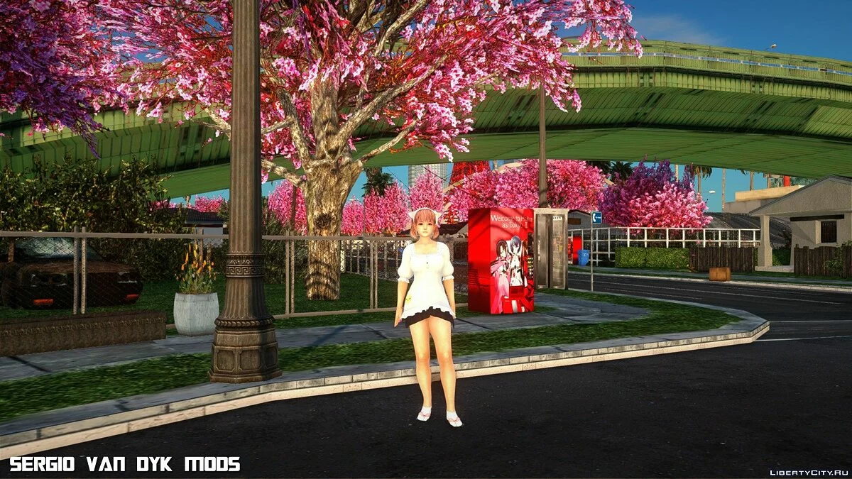Хонока - Hohoemi Biyori SSR из Dead or Alive Xtreme Venus Vacation / GTA San Andreas