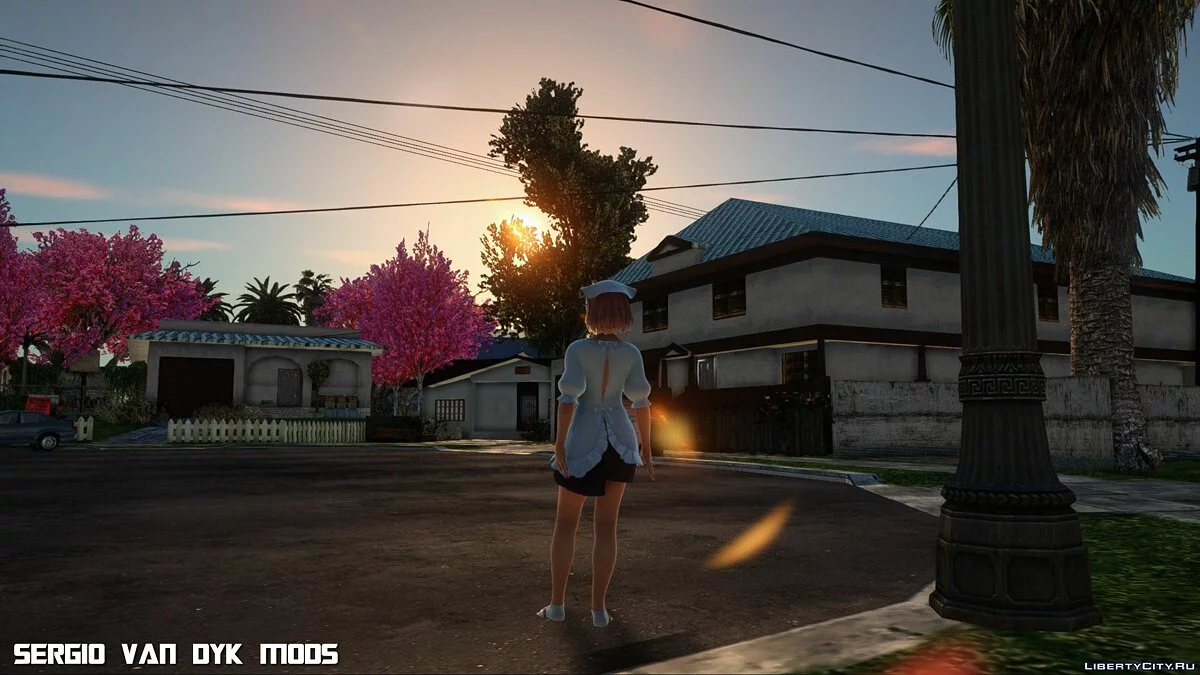 Хонока - Hohoemi Biyori SSR из Dead or Alive Xtreme Venus Vacation / GTA San Andreas