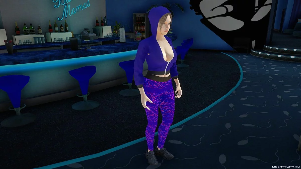 Клэр Редфилд в спортивной одежде / GTA San Andreas