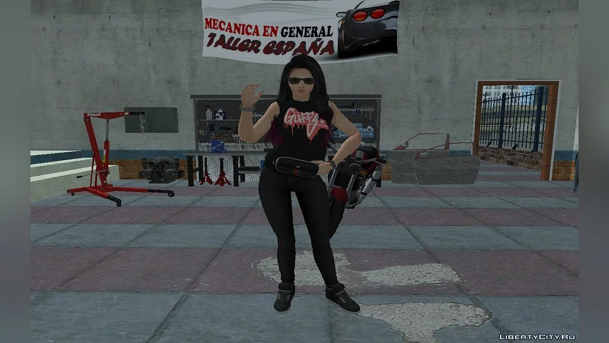Кокоро из DOA в стильной повседневной одежде / GTA San Andreas