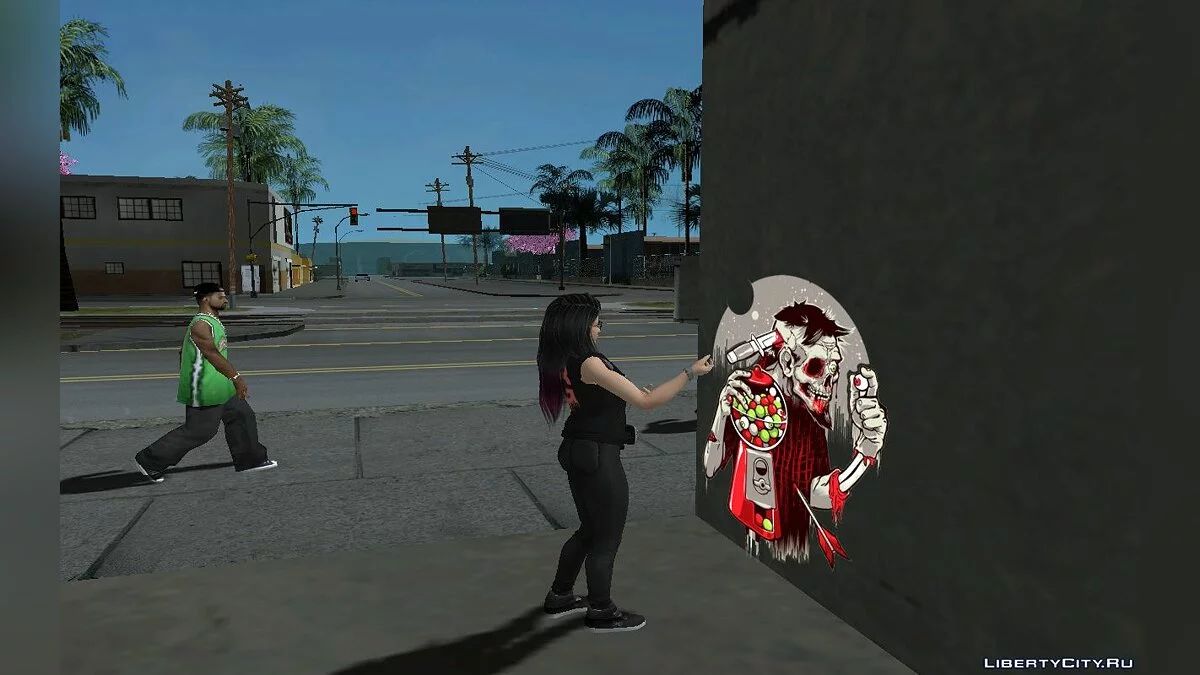 Кокоро из DOA в стильной повседневной одежде / GTA San Andreas